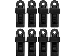 PORTA-BRAÇADEIRAS PARA FIXAÇÃO DE TARPAS, 8 PCS.