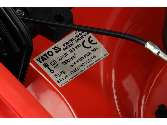 GASOLINE SELF-PROPELLED LAWN MOVER 46 CM