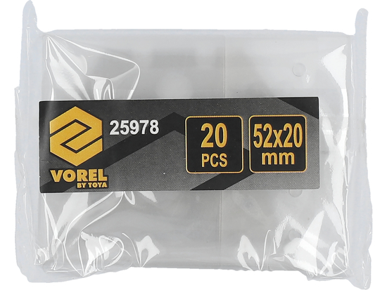 LAMES TRAPÉZOÏDALES PAQUET DE 20