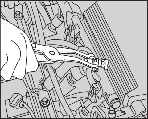 SZCZYPCE DO OPASEK I PRZEWODÓW GUMOWYCH, 2 SZT.