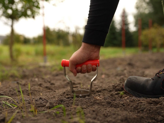 JARDINIÈRE À BULBES EN ACIER INOXYDABLE
