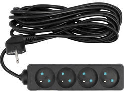 ELEKTRICKÝ PRODLUŽOVACÍ KABEL 4 ZÁSUVKY 5M
