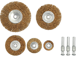 STEEL WIRE BRUSH SET 5 PCS