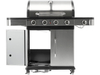 GRELHADOR A GÁS ZUSHI 4+1, AÇO INOXIDÁVEL 14,2KW