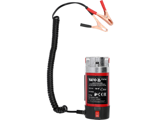 ELETTROPOMPA PER ASPIRAZIONE OLIO MOTORE 12V