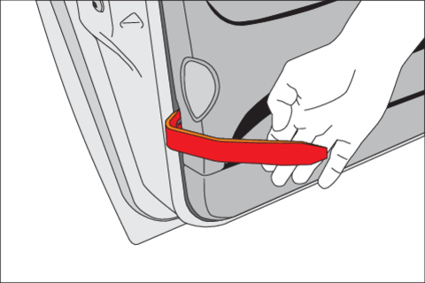 SŤAHOVAČE ČALÚNENIA, SADA 6 KS