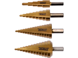4PCS STEP DRILLS