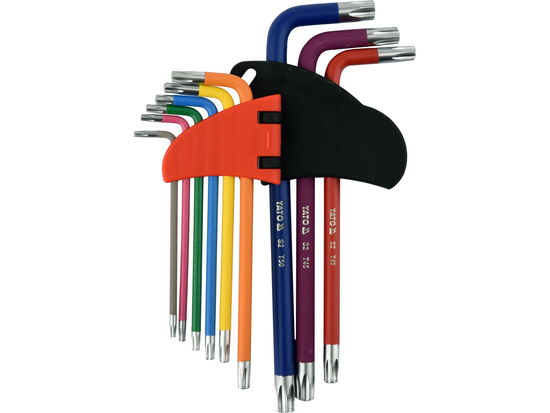 КОМПЛЕКТ КЛЮЧIВ TORX TR T10-T50 9 ШТ.
