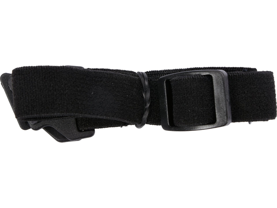 OKULARY OCHRONNE BEZBARWNE Z DOPINANYM ELASTYCZNYM PASKIEM PODTRZYMUJĄCYM I ZAUSZNIKAMI