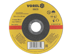 DISQUES À COUPER MÉTAL 125X2,5X22