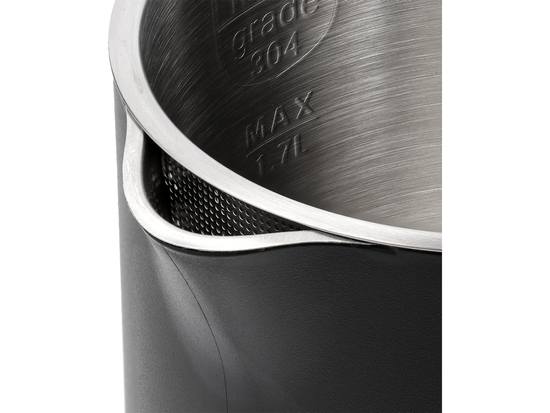 ELEKTRINIS VIRDULIS 1,7L, TEMPERATŪRAS, JUODAS