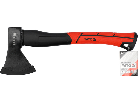 CHOPPING AXE 600G FIBERGLASS HANDLE