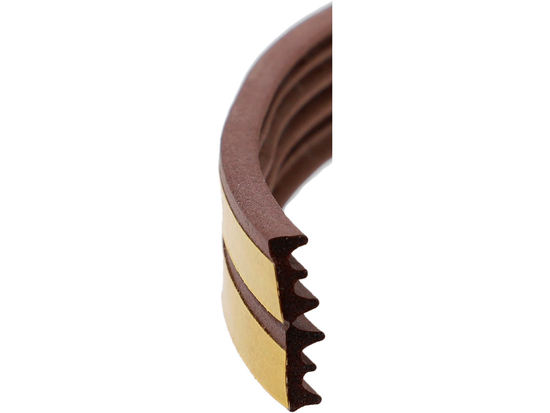 SEAL FOR WINDOWS AND DOORS EPDM TYPE E BROWN 150M