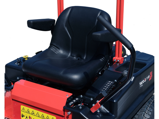 TRACTEUR, TONDEUSE À GAZON À ESSENCE - RAYON DE BRAQUAGE ZÉRO