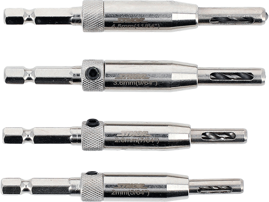 DOOR WINDOW HINGES DRILL BITS SET 4PCS