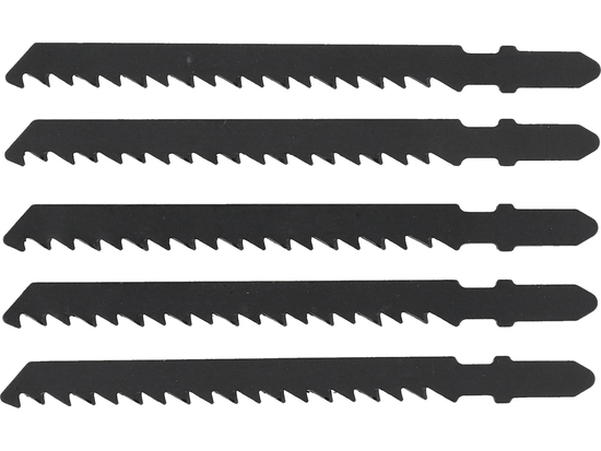 LAME DE SCIE SAUTEUSE TYPE T, 6 TPI, POUR BOIS, 5 PCS