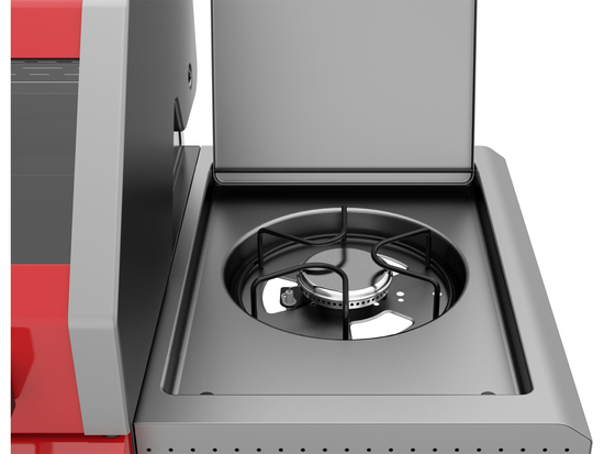 GRIL À GAZ ITAMI 4+1, 14,5 KW, ROUGE