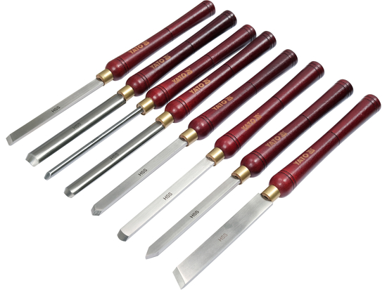 WOODEN TURNING TOOL SET 8PCS