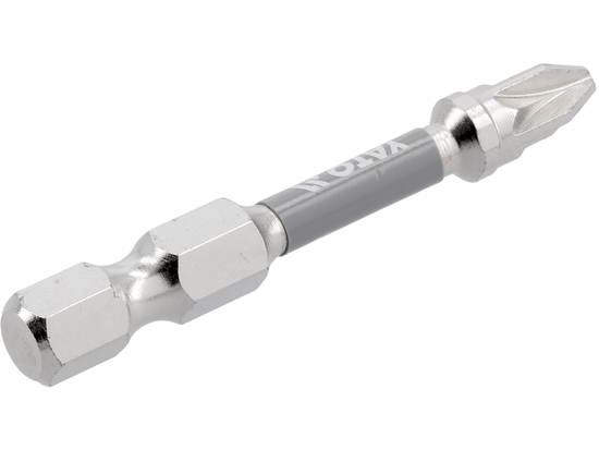 SCREWDRIVER BITS 1/4 50MM PZ2 2PCS NI