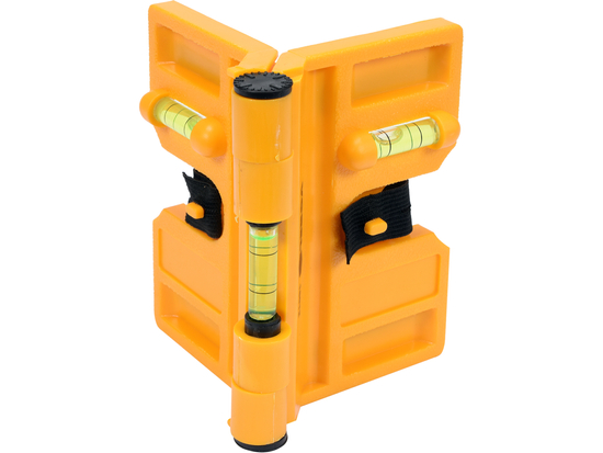 NIVEL CON TRES LIBELLAS E IMANES PARA FIJAR POSTES