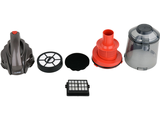 ASPIRADOR CICLONE 700W, HEPA, 5 ESCOVAS