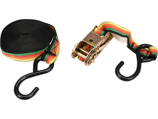  RATCHET TIE DOWNS, 2 HOOKS