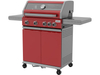 GAS GRILL OKAYA 4+1, 14.5KW, WINDOW, RED