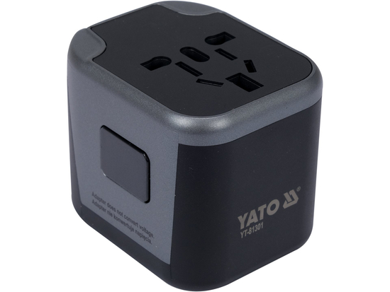 UNIVERSĀLS CEĻOJUMU ADAPTERIS VAIRĀKĀKĀK 150 VALSTĪM AR 2 X USB LĀDĒTĀJU 5V/2.4A