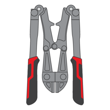 TIJERAS DE BARRA 450 MM, PLEGABLES