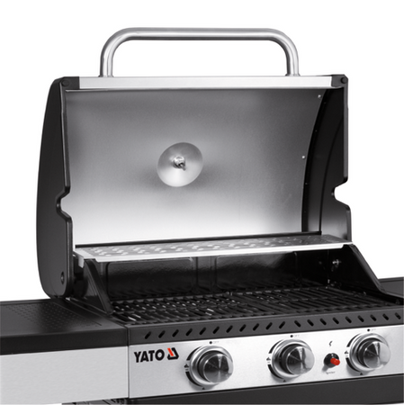 GRIGLIA A GAS ZUSHI 3+1, ACCIAIO INOX 11,2KW