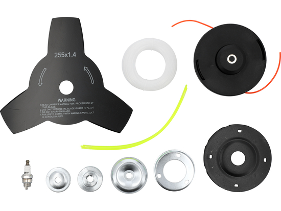 ROÇADEIRA A GASOLINA COM EQUIPAMENTO ADICIONAL