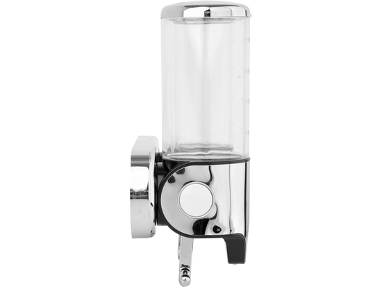 DISPENSER SAPONE LIQUIDO DA PARETE 2X500 ML CROMO