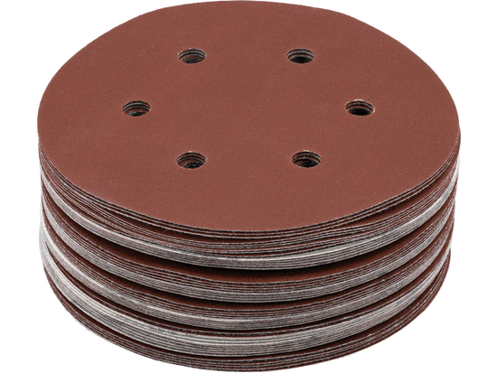 VELCRO ABRASIVE DISC, 6 OES, P240 150 MM / 50 ΤΕΜ.