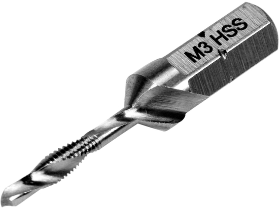 WIERTŁO-GWINTOWNIK M3 HEX