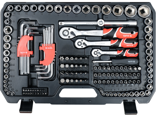 SOCKET SET 1/4", 3/8", 1/2" 198PCS
