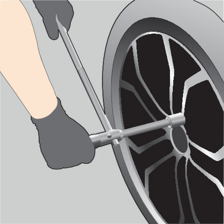 FOLDING CROSS WRENCH