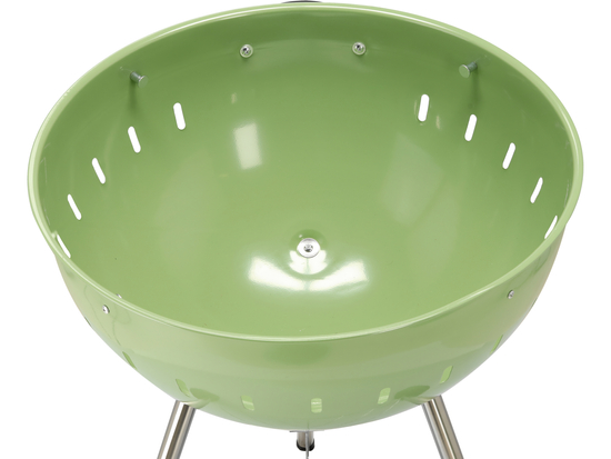 BARBECUE À CHARBON DE BOIS ROND 54CM VERT