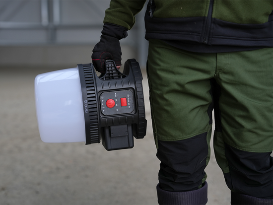 FLOODLIGHT 18V, 10000 LM, 360° - BODY