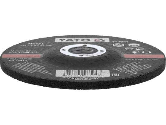 METĀLA SVĒRŠANAS DISKS 125X6,0X22 MM / 5 GAB.