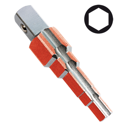 CLE À TIGE 1/2'' TAILLE DE TIGE 9,6 / 11,6 / 12,6 / 16,4 / 21MM