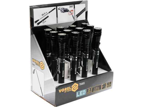 PICK UP TOOL WITH MAGNET AND 3 LEDS