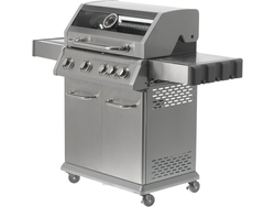 ITAMI 4+1 DUJINĖS GRILĖS, NERŪDŽIASIS PLIENAS, 14,2KW, SU STIKLU
