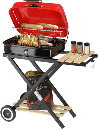 CHARCOAL BBQ, FOLDABLE, 45 X 33.5CM