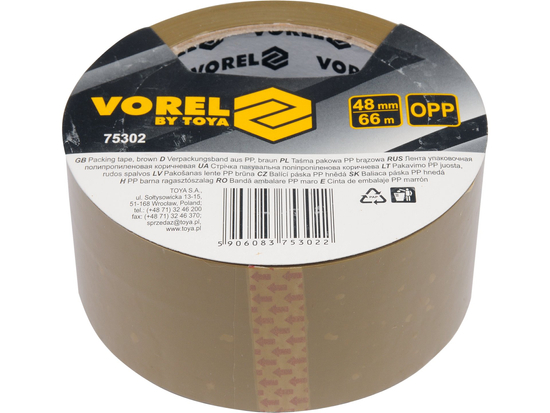 BARNA PP CSOMAGOLÓ SZALAG 48 MM X 66 M