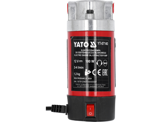 ЕЛЕКТРИЧЕСКА ПОМПА ЗА ИЗСМУКВАНЕ НА МАСЛО 12V