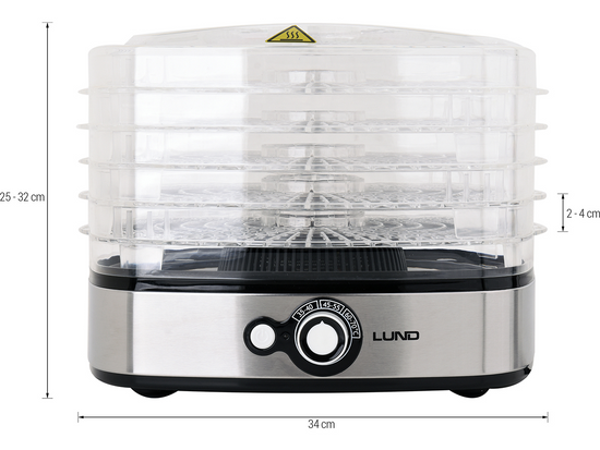 FOOD DEHYDRATOR 5 TRAYS 420-500W