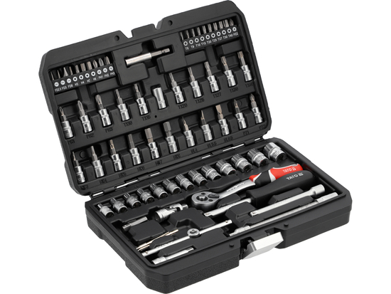 KIT DE HERRAMIENTAS DE 1/4" 68 PIEZAS