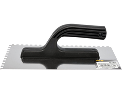 NERUSĒJOŠAIS NERŪSĒJOŠAIS APMETUMS ŠPAKTEĻLĀPSTIŅA 270 X 125MM ZOBI 6 X 6MM