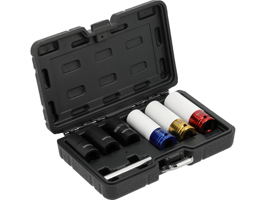 WHEEL NUT AND TWIST SOCKET SET 1/2" 7PCS