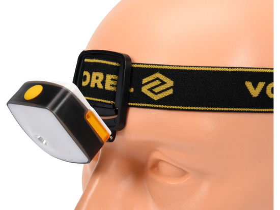RECHARGEABLE HEADLAMP 3W LED AND 4 SMD LED
